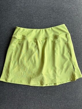 Yellow-Green Active Skort